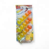 Ароматизатор за тоалетна Dr.Devil Bicolor Lemon Fresh 3брx55гр 